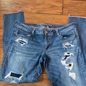 American Eagle Outfitters Blue Boyfriend Jeans